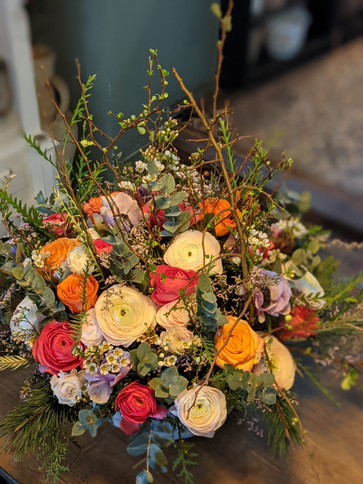 Coussin Fleurs Enterrement