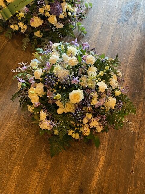 Coussin Fleurs Enterrement