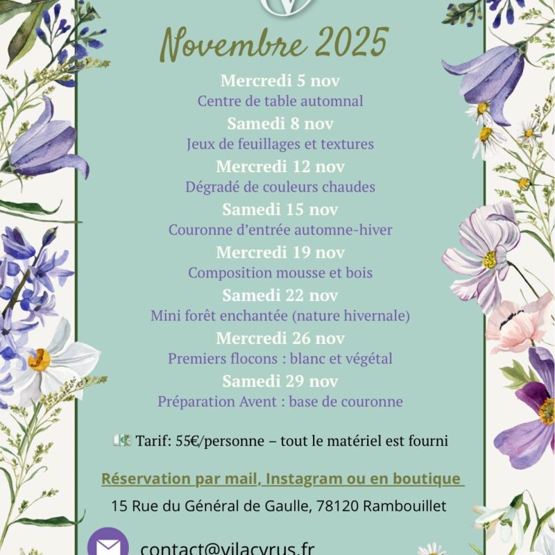 Atelier Floral Maison Vila Cyrus